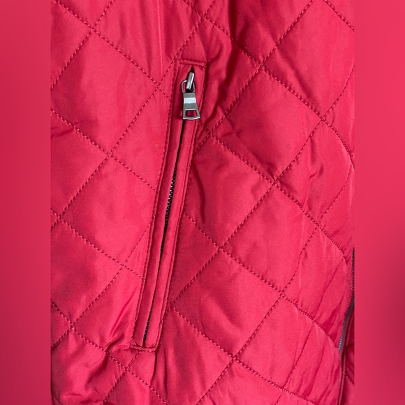 Cleo Petites Red Coat Size Large - Picture 2 of 9